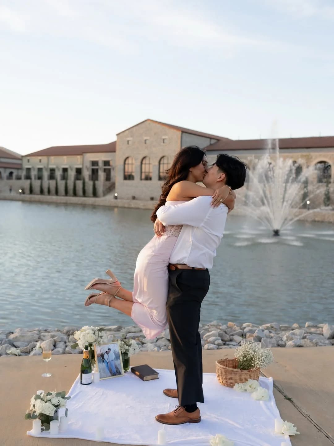 Dallas Cowboys Cheerleader Allison Khong Said Yes by the Water, and It Felt Straight Out of a Movie