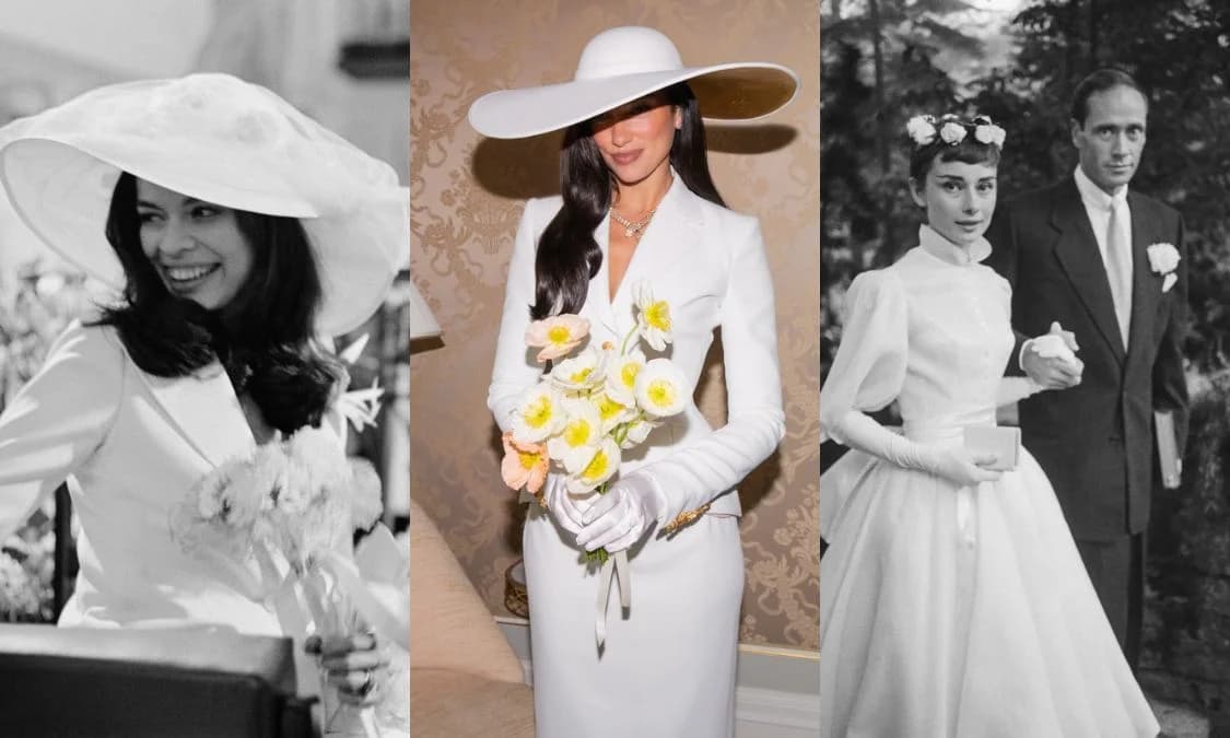 Celebrity Brides Who Ditched the Traditional Veil for Something Much More Fun