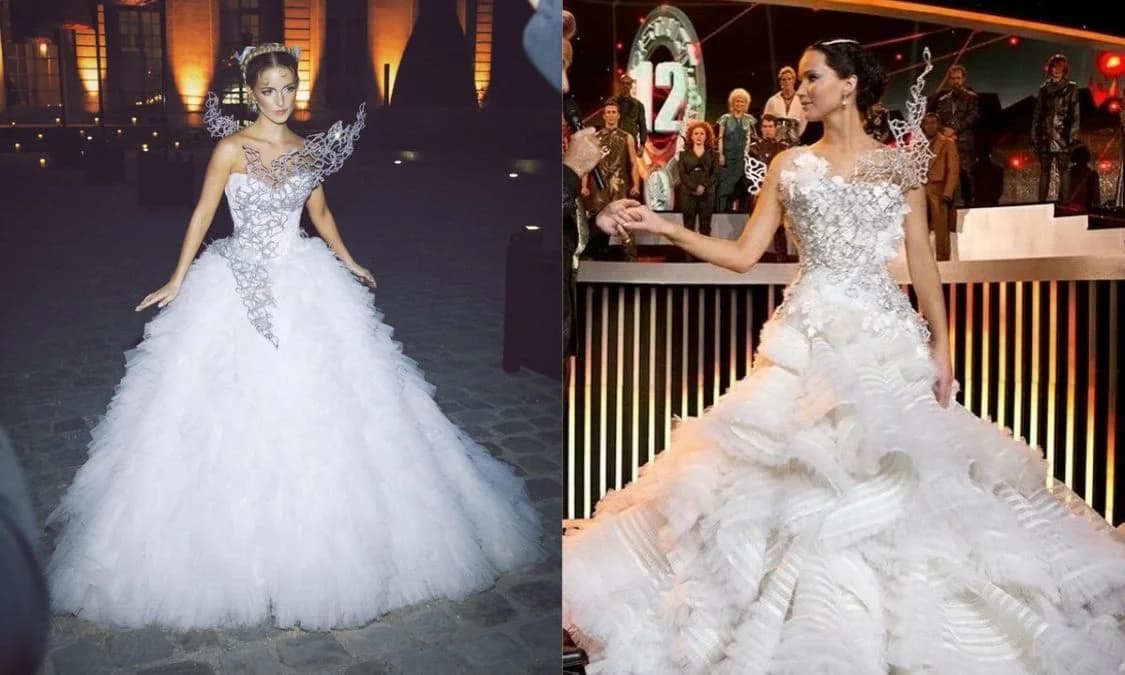 Mckenna Grace Recreated Katniss’s Iconic Wedding Dress