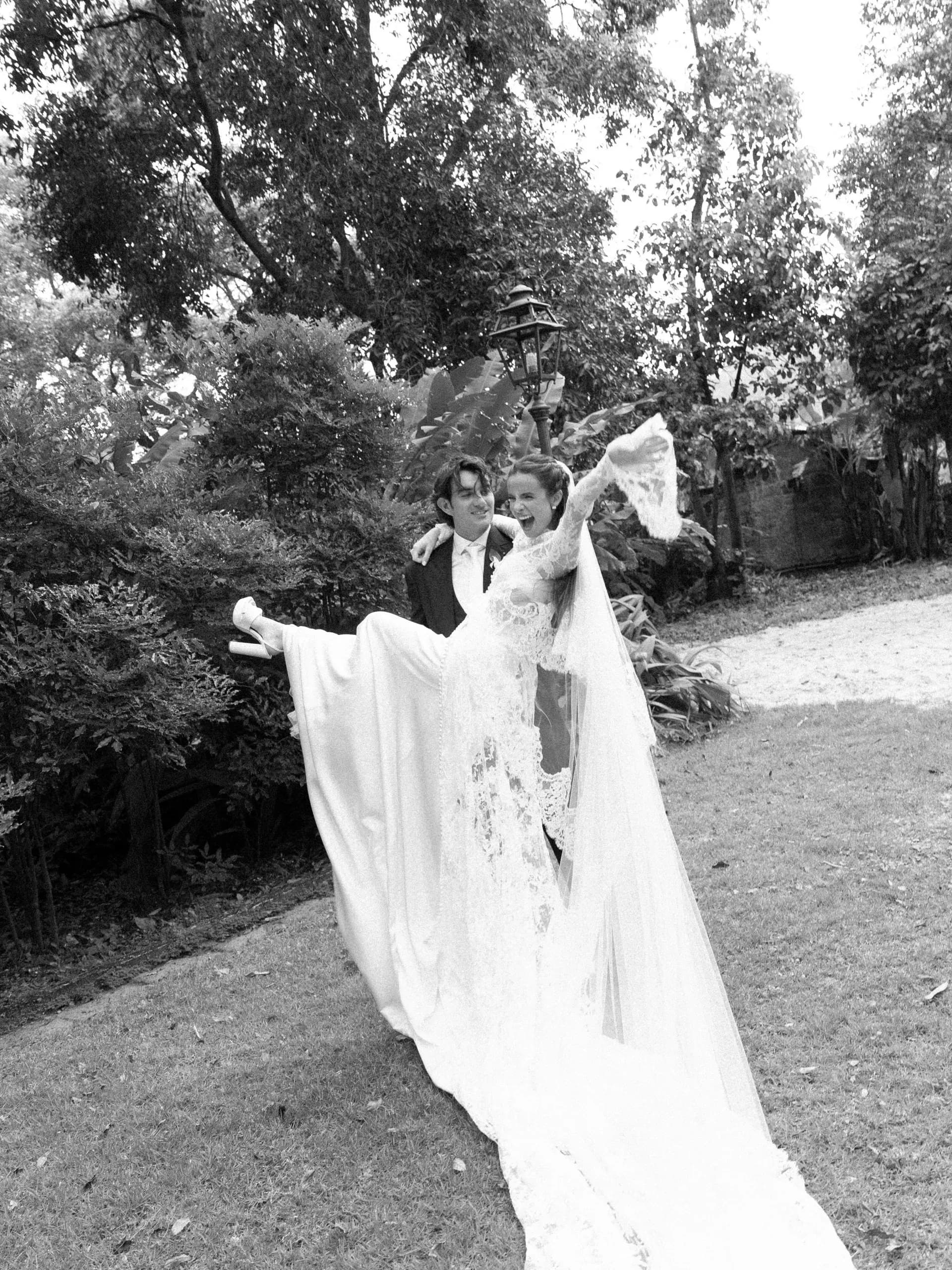 Giulia Be’s Wedding to Conor Kennedy Featured a Dramatic Harris Reed Gown and a Very Brazilian Party