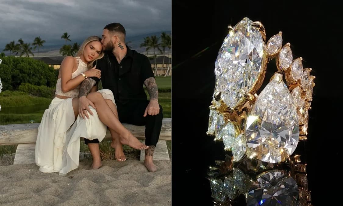 Australian Influencer Sabrina Barta Is Engaged, and Her 46-Carat Ring Is a Two-in-One Masterpiece